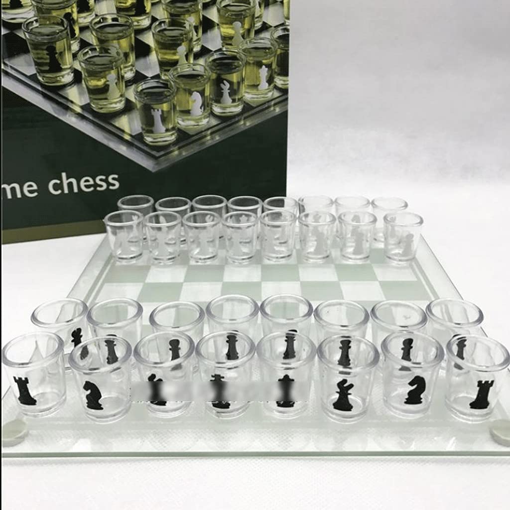 Amazon.co.jp: ボードゲーム 32クリスタルワインガラスチェスの駒と